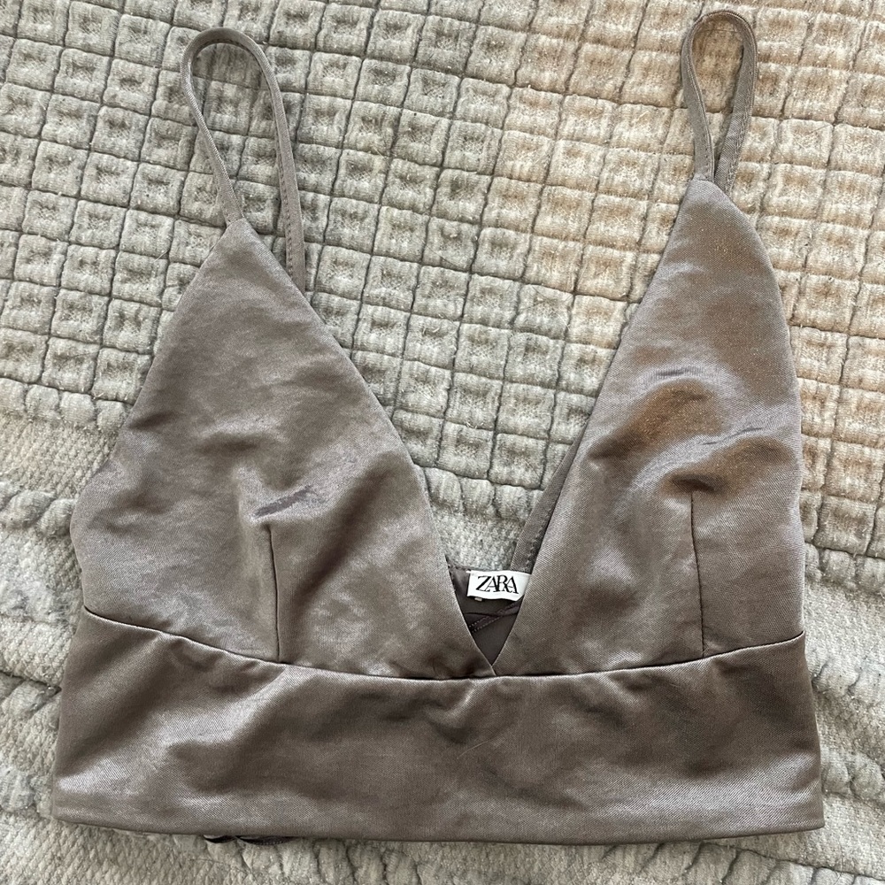 Grey Zara bralette